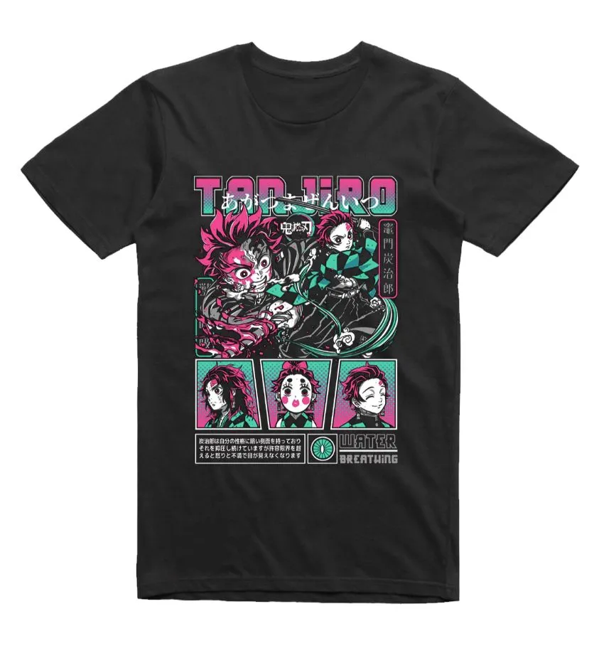 Demon Slayer : Tanjiro Water Breathing Anime T-Shirt