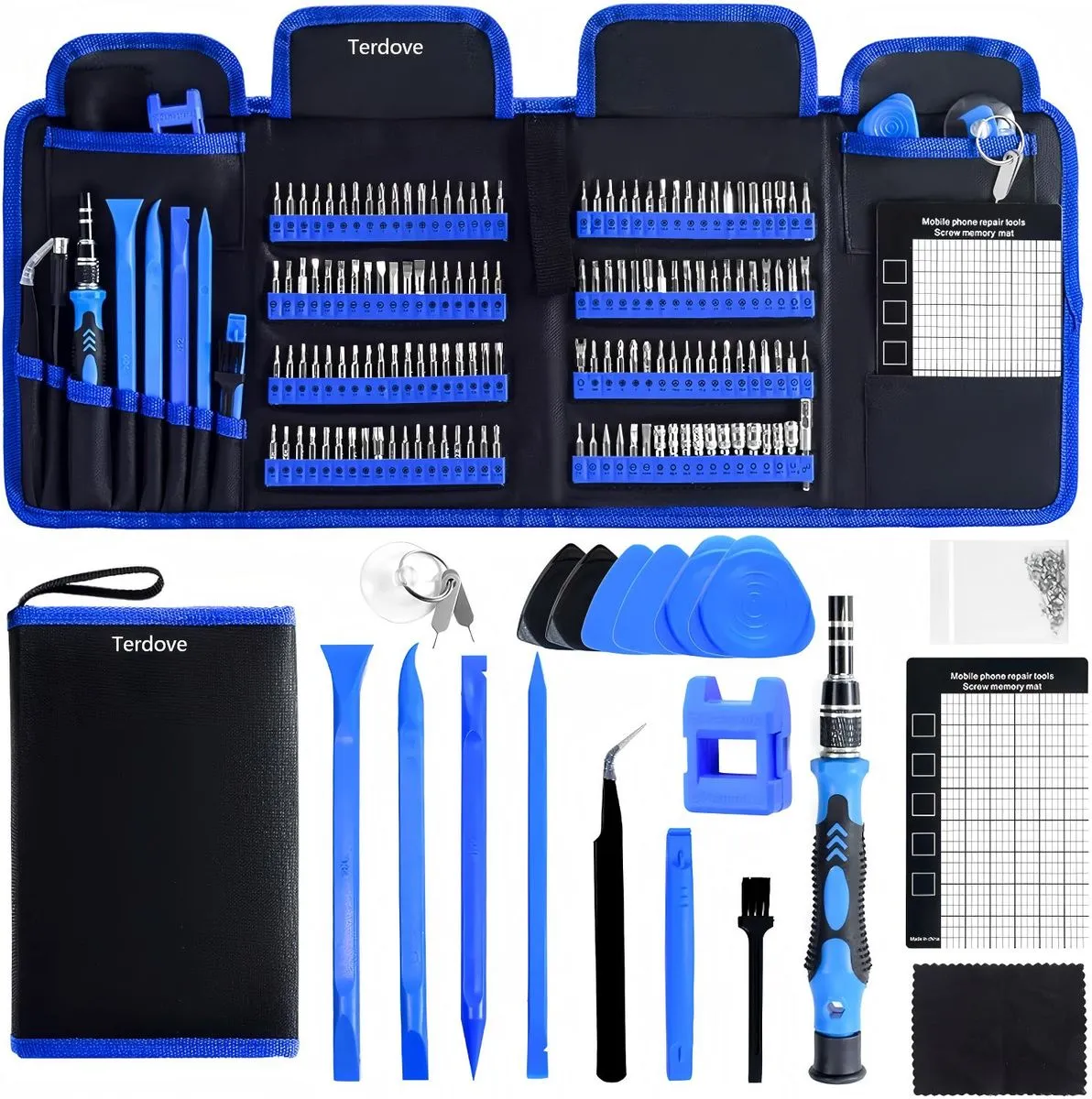 Terdove-168Pcs Precision Screwdriver Set for Electronics-Multi-Bit Tool