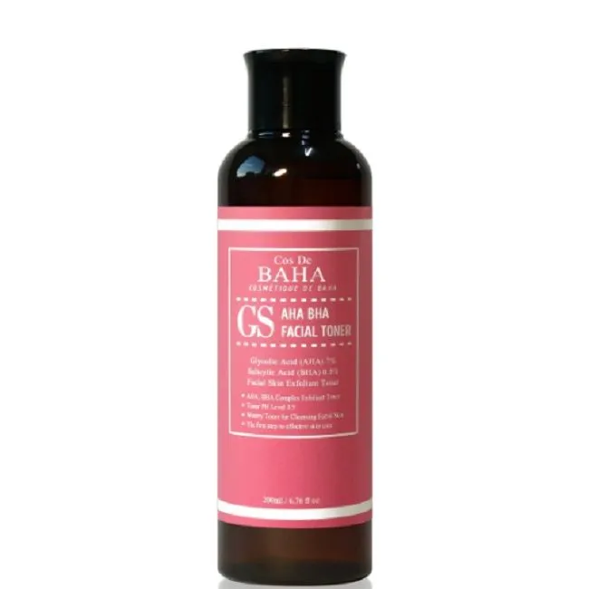 Cos De Baha (gs) aha Bha Facial Toner - Korean skincare