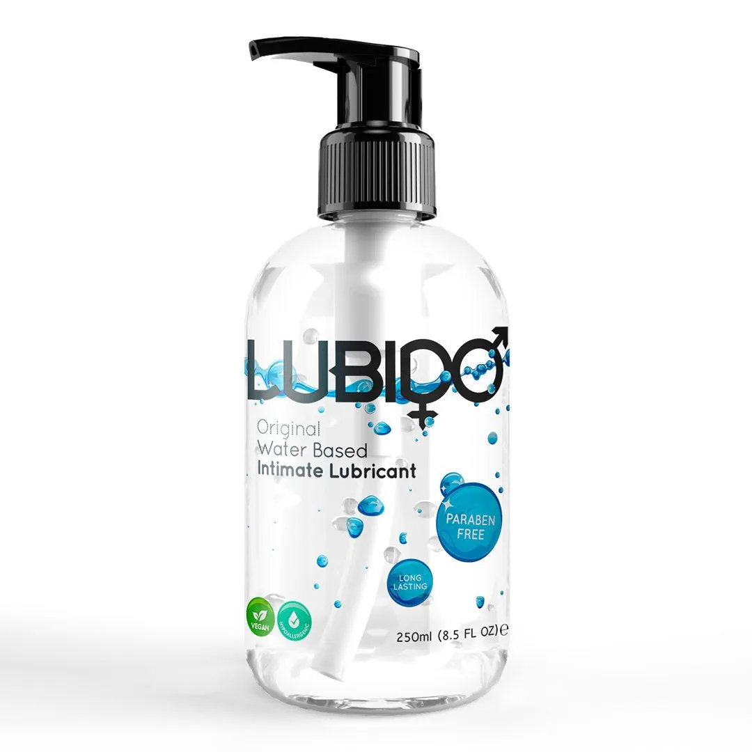 LUBIDO Original Water Based Paraben Free Intimate Gel Lube - 250ml