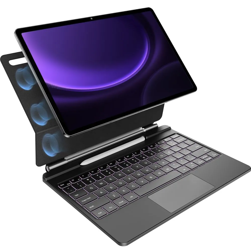 Magentic Keyboard ONLY Compatible with 12.4" Samsung Galaxy Tab Series - Only Compatible with 12.4"