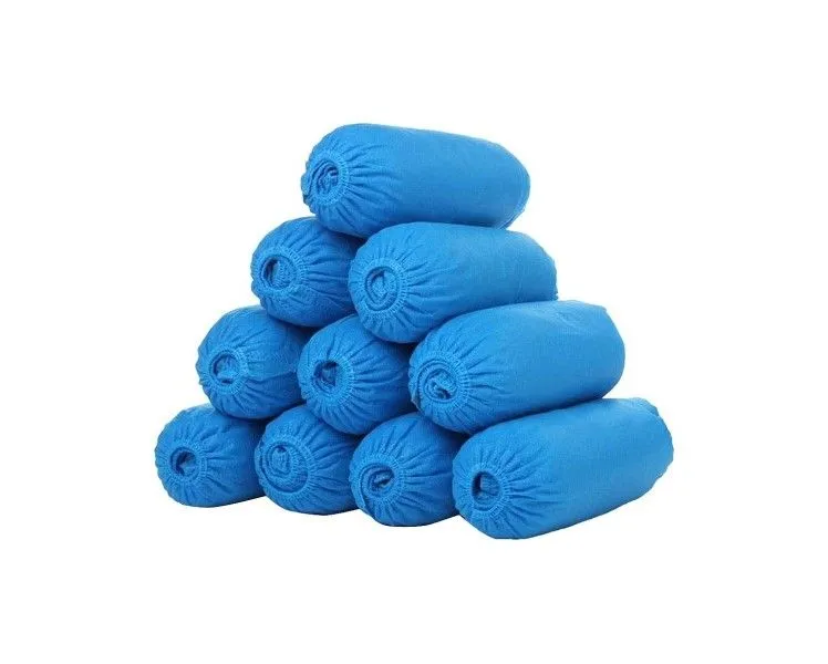 Disposable Non-Woven Shoe Covers - Case of 1000 (10 × 100 Packs)