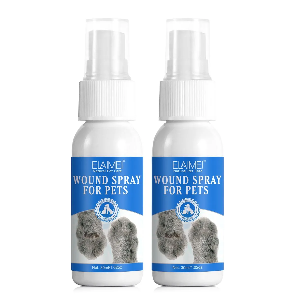 ELAIMEI Pet Wound Care Spray-2 Pack