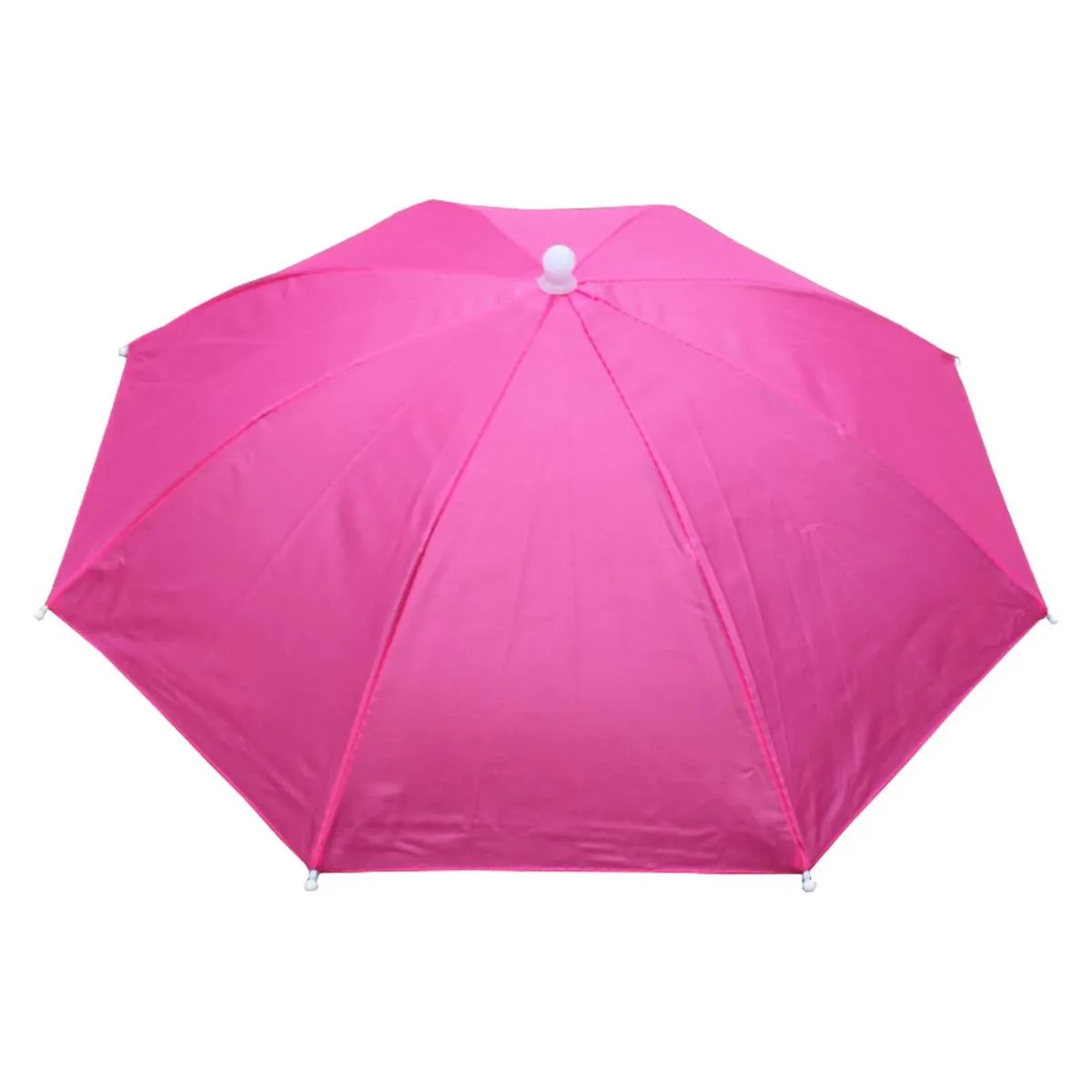 Fishing Umbrella Hat for Adults, Hands-Free Sun & Rain Protection, 27Inch