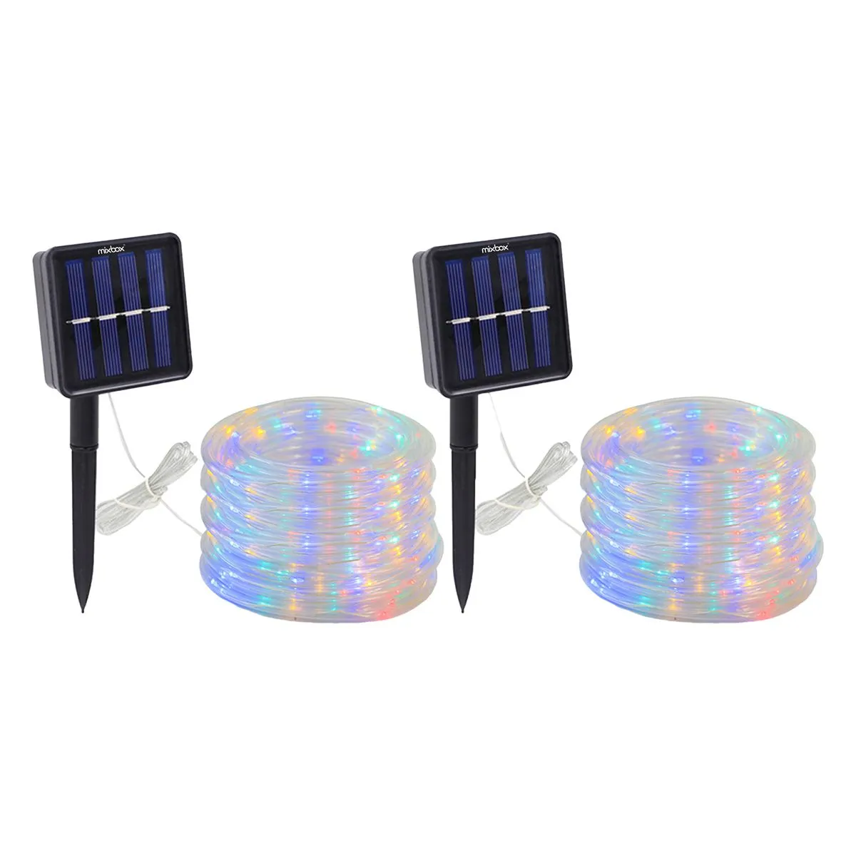 Mix Box 10m 100 LED Outdoor Waterproof Solar Fairy String Lights - 2 Piece - Purple