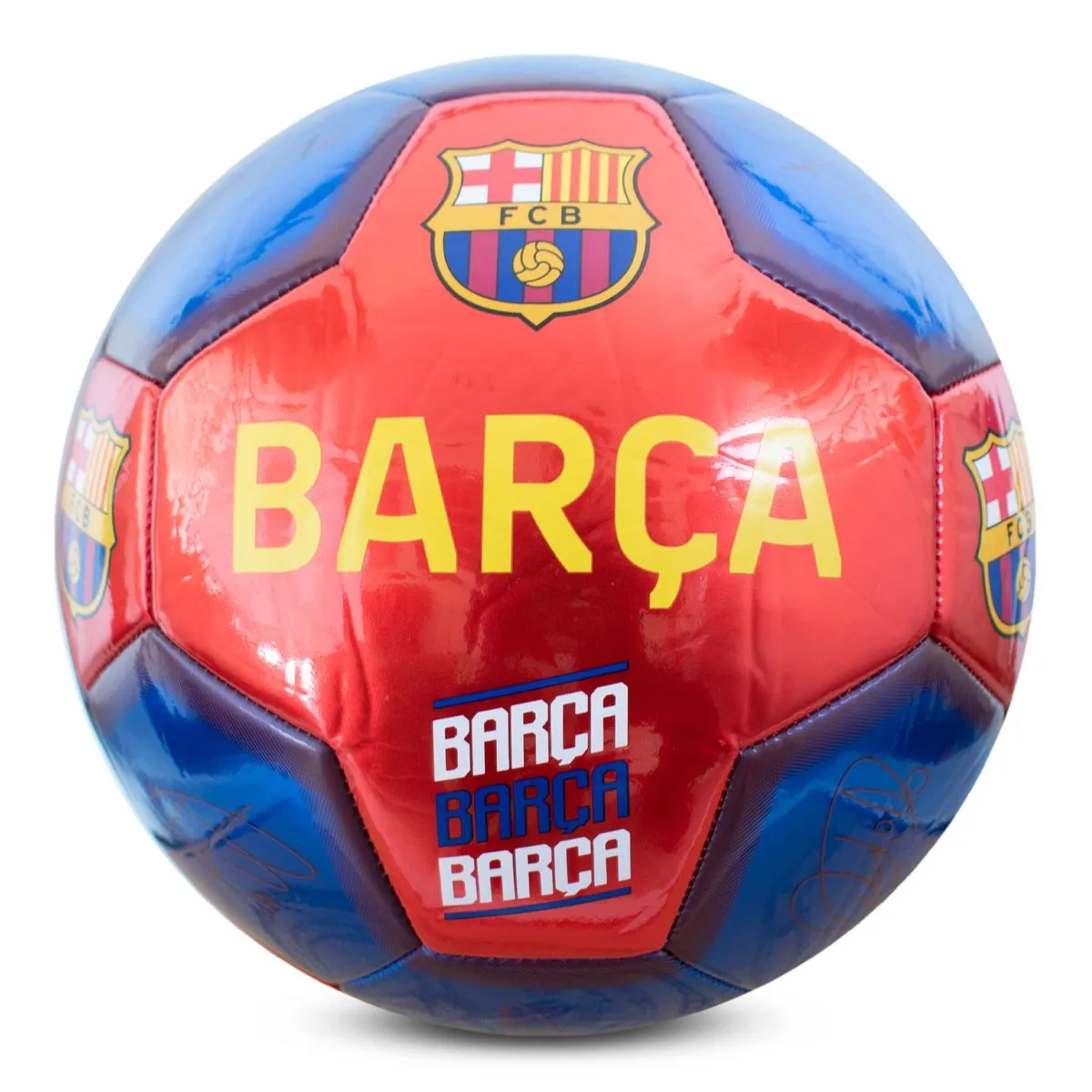 Metallic Signature Barcelona Size 5 Football