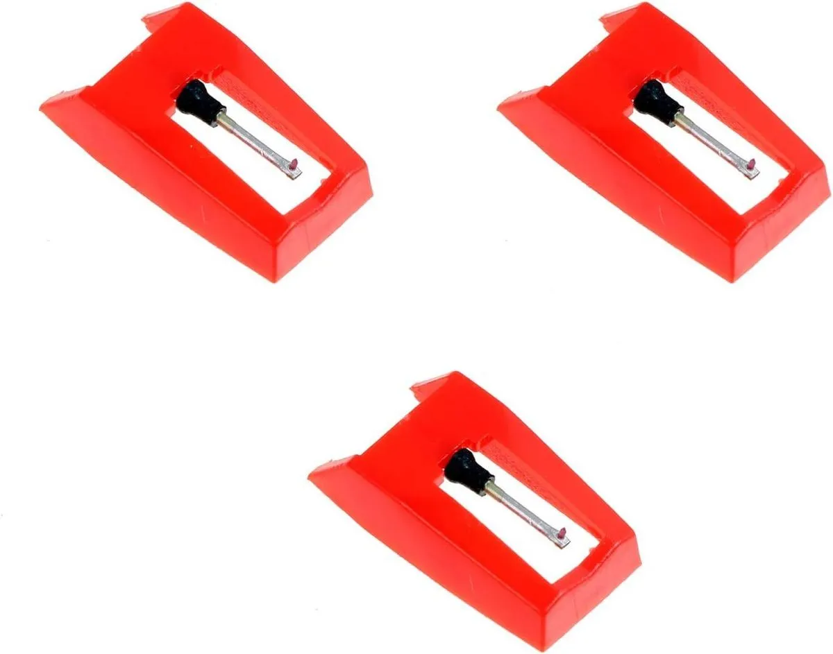 3pcs Phonograph Stylus for Record Players Replacement Turntable Needles