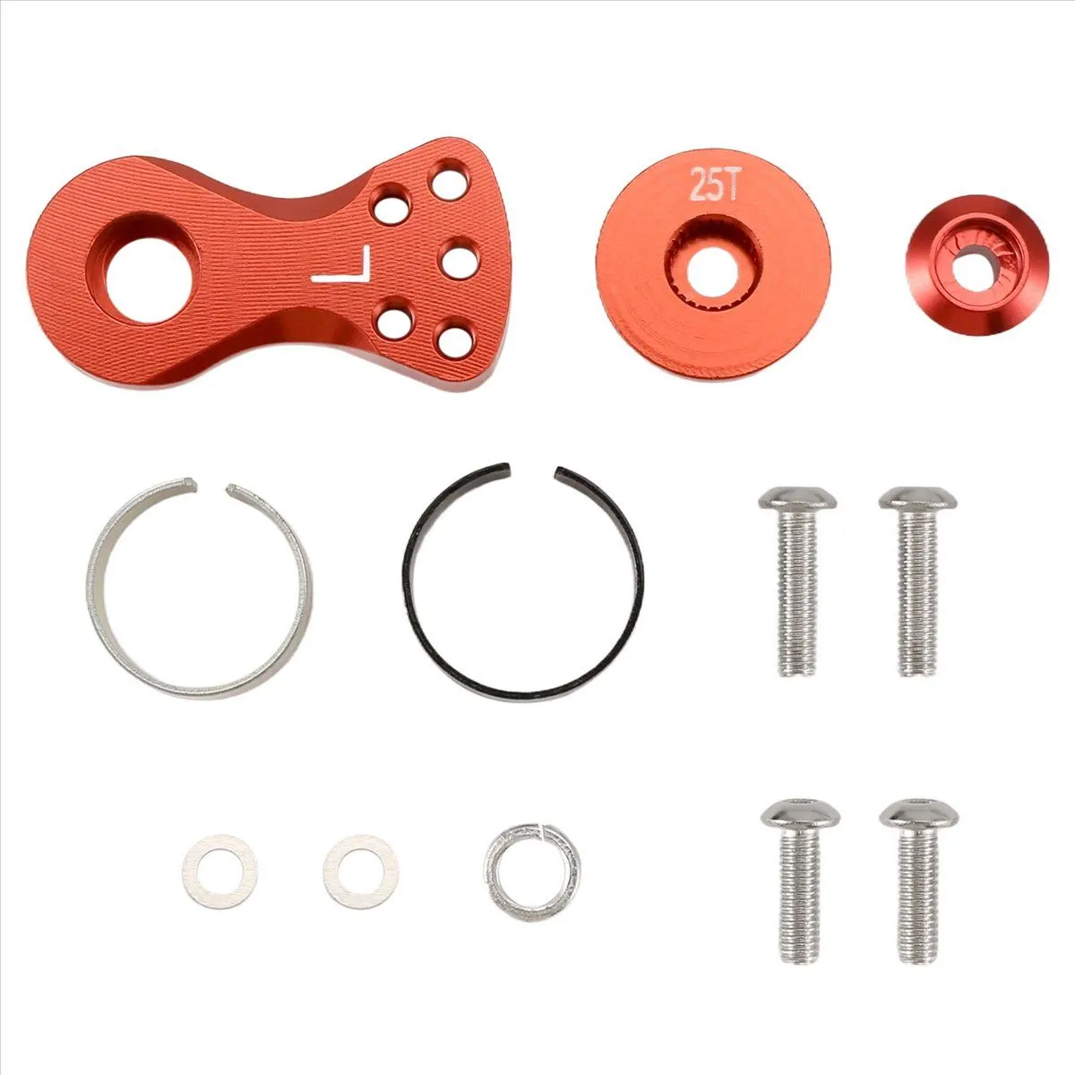 25T Adjustable Servo Saver Arm Horn for Trx-1/10 Rc Cars Parts L D