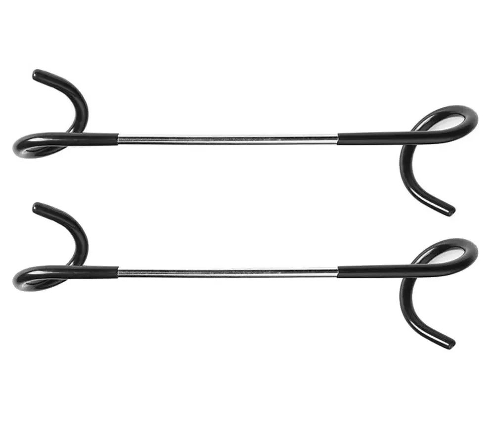 Glamping - Camping 2 Way Lantern Hooks Hangers 2 Pieces - Black