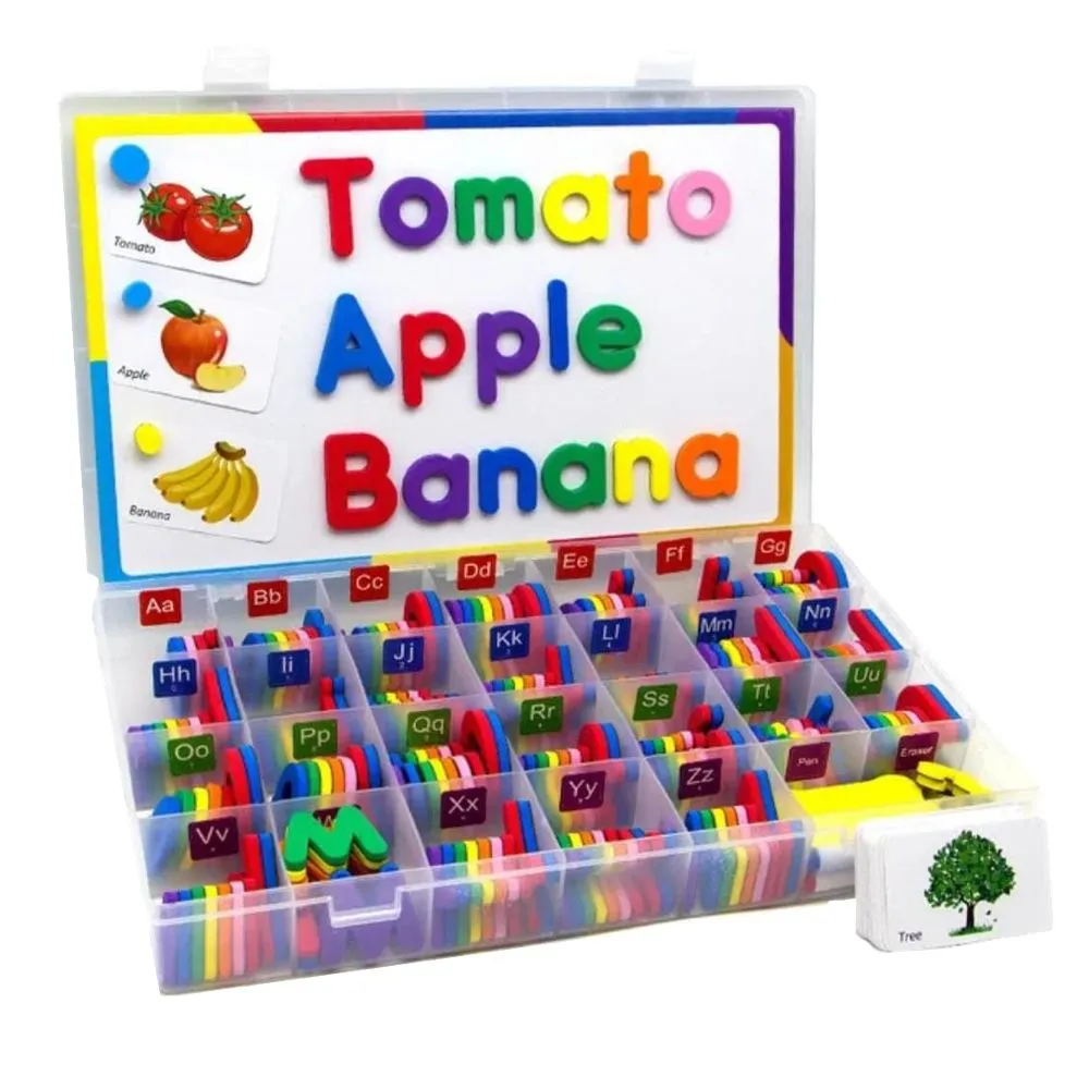 Toys Kids Bright Colour Magnetic Alphabet Learning Set 234-piece 33cm