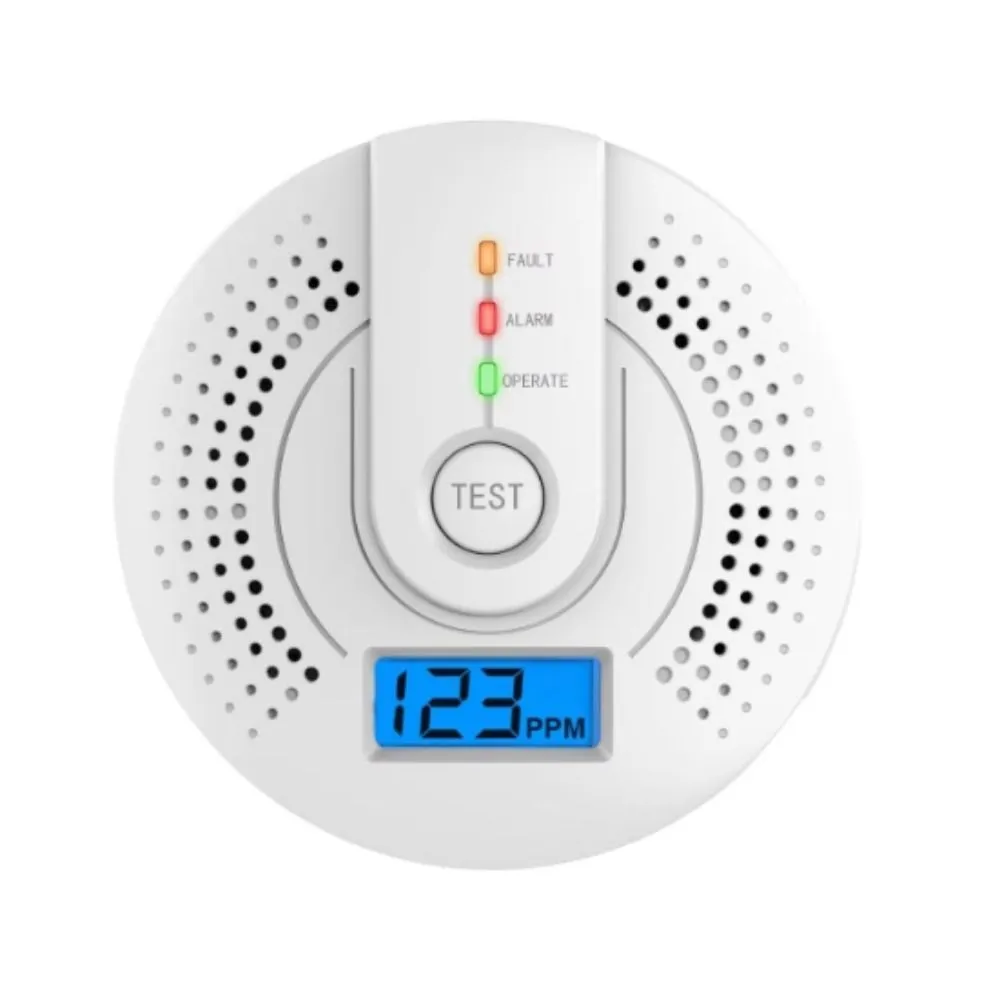 Carbon Monoxide Detector, AA Battery Powered (Not Included) CO Sensor Alarm