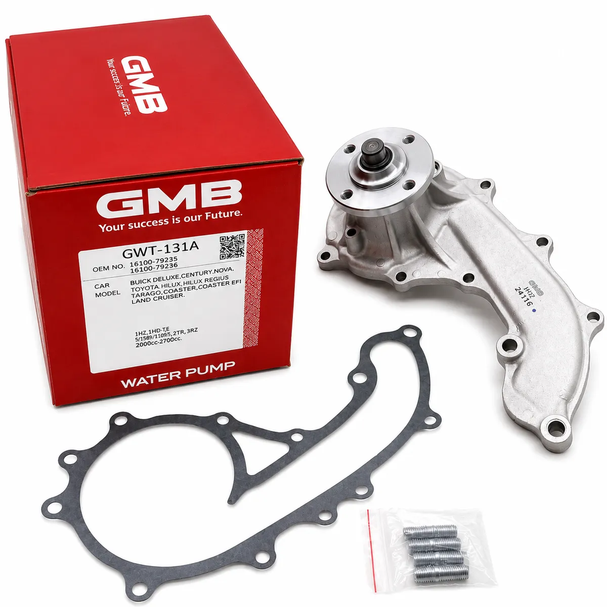 GMB GWT-131A Water Pump for Toyota Hilux / Hiace / Prado
