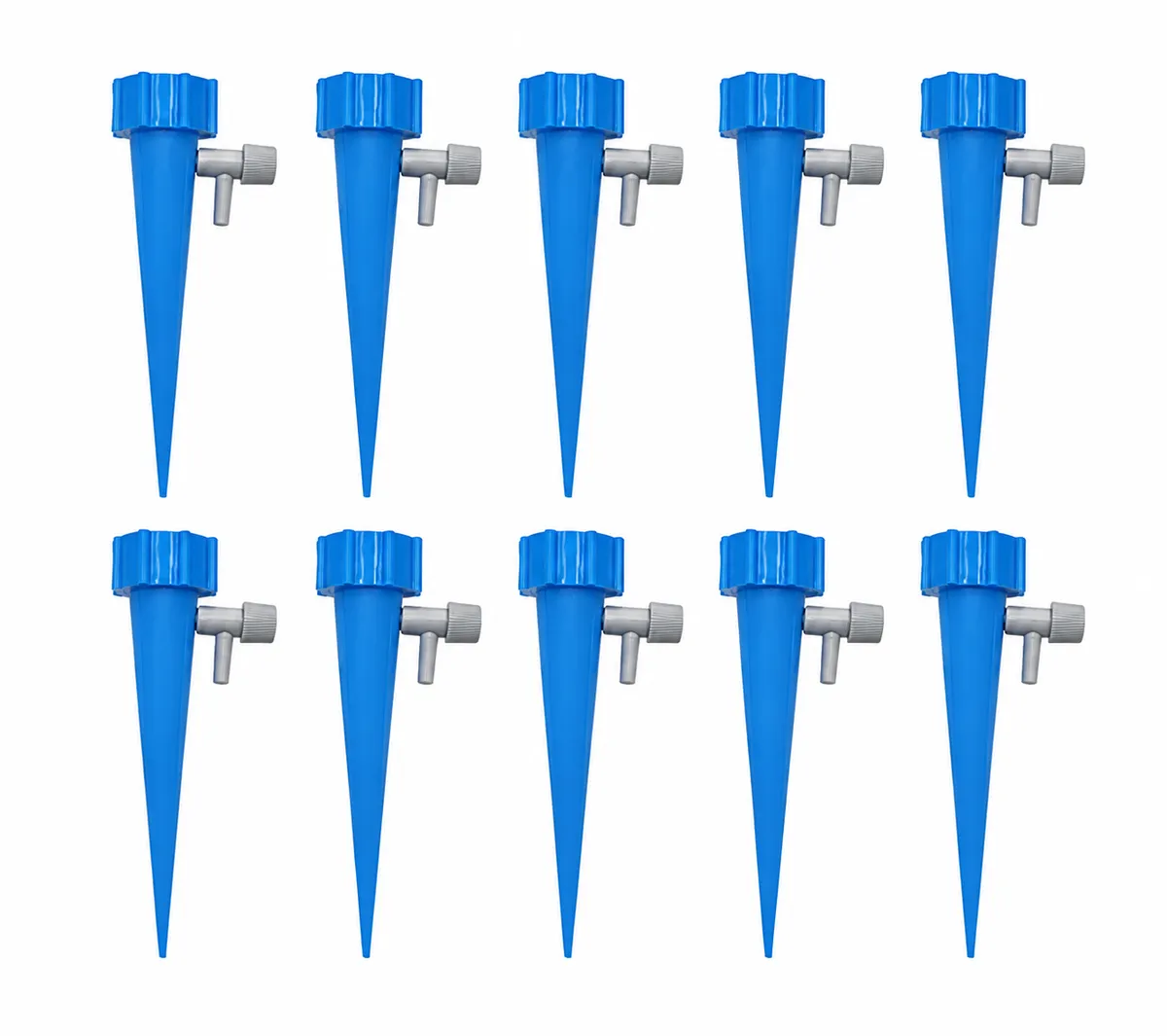 Automatic Plant Watering Spikes Adjustable Flow Garden Irrigation 10-Pack
