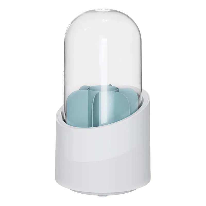 360 Rotary Cosmetic Brush Storage Bucket-RA-10 - Blue