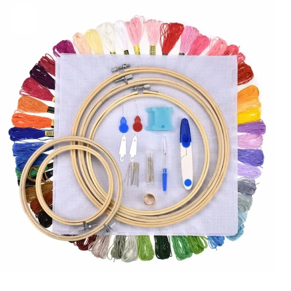 Sewing Needlework Embroidery Cross Stitch Set 100 Colours