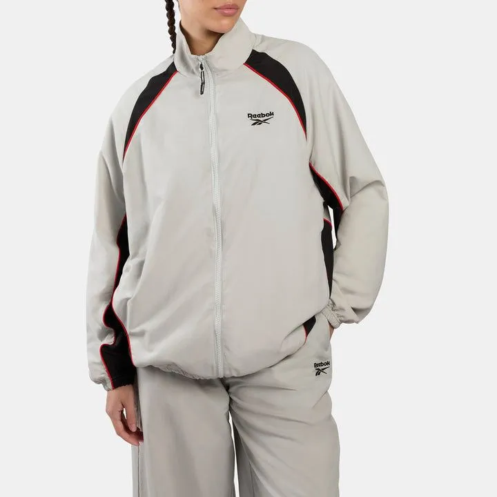 Reebok Women's Street Sport Track Jacket - Grey 1/Black
