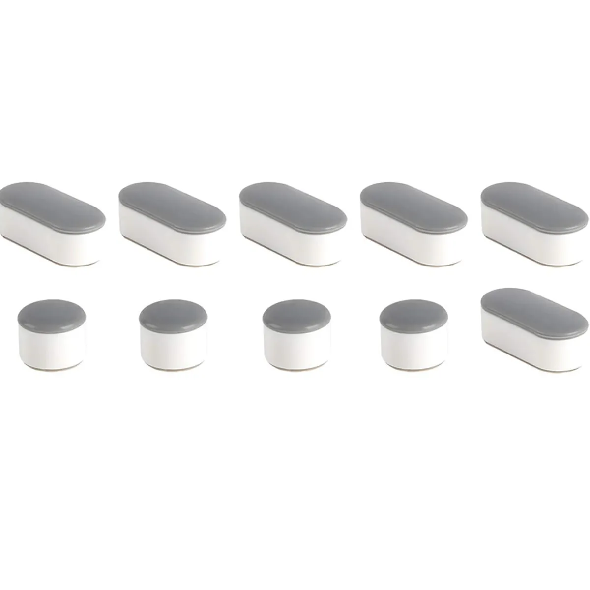 Toilet Seat Bumpers 10 Pack Self Adhesive Buffer Pads