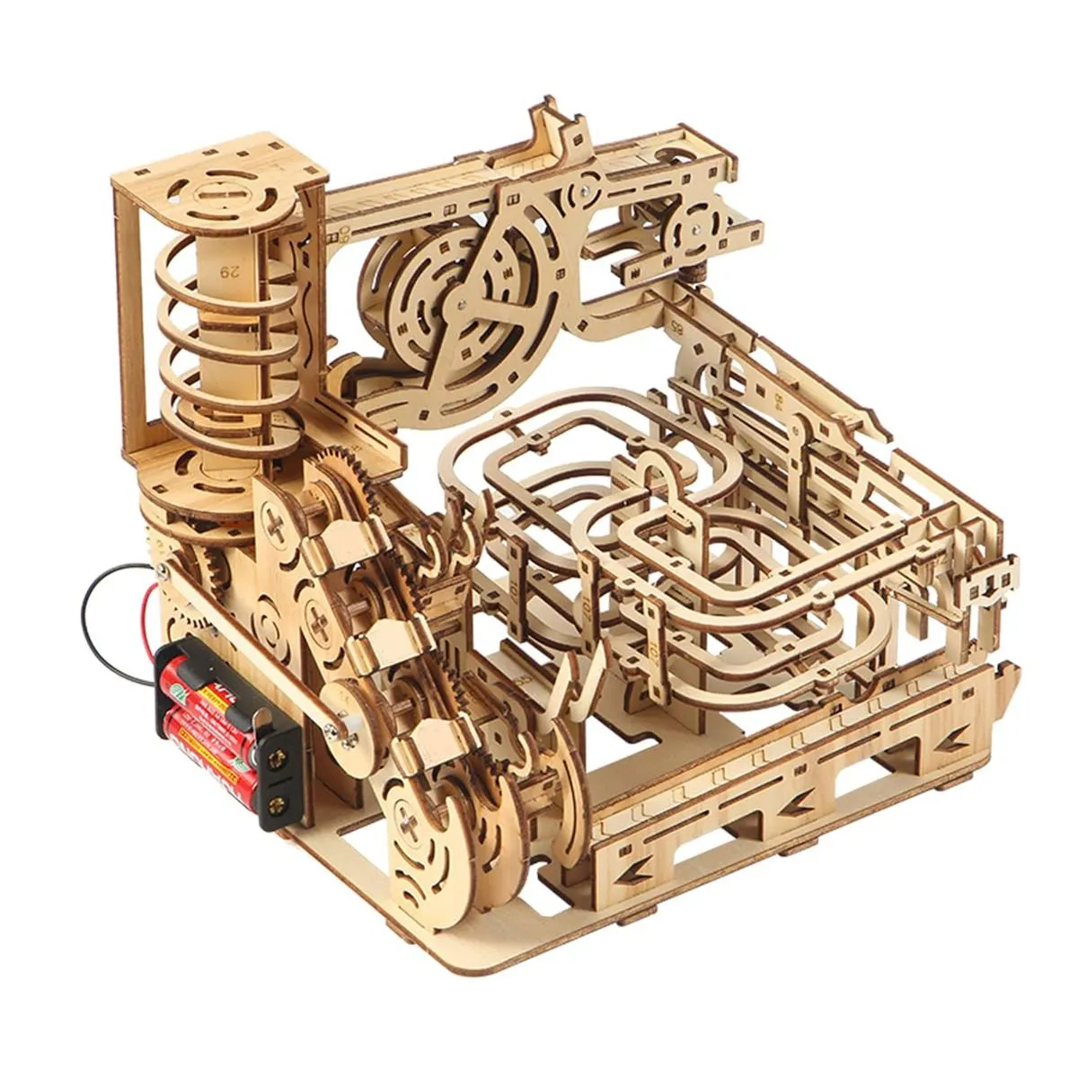 3D Wooden Spiral Walkway Model Diy Craft Kit Creative Desktop Decoration