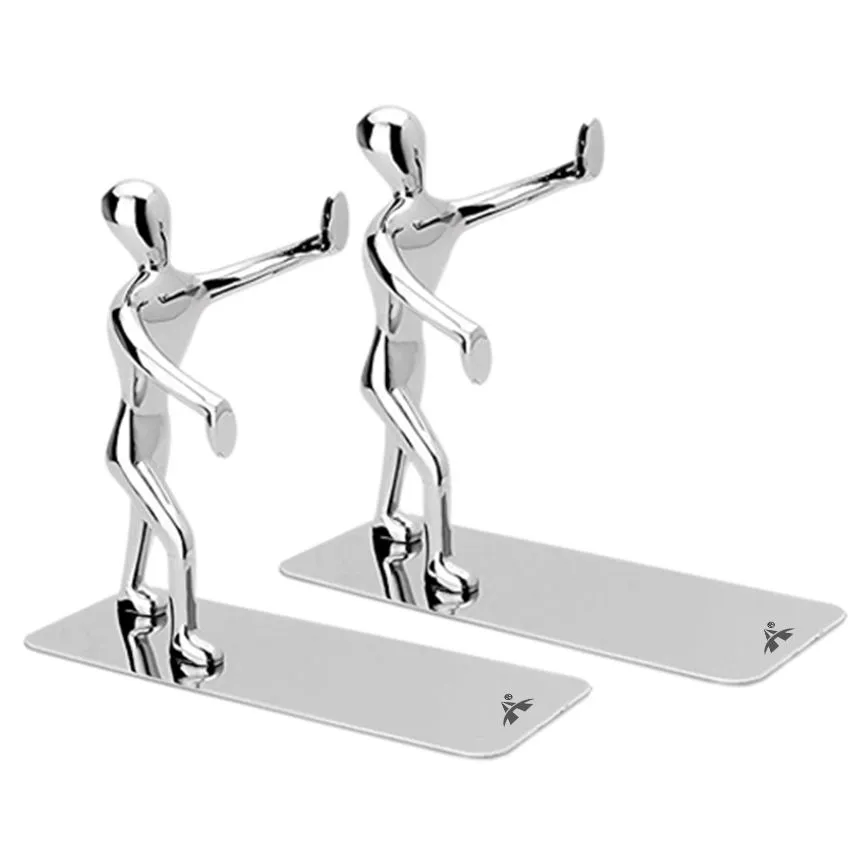 ALANES Bookend Creative Office Supplies Stationery Stainless Steel