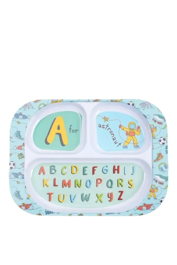 Abc Melamine 3 Division Tray