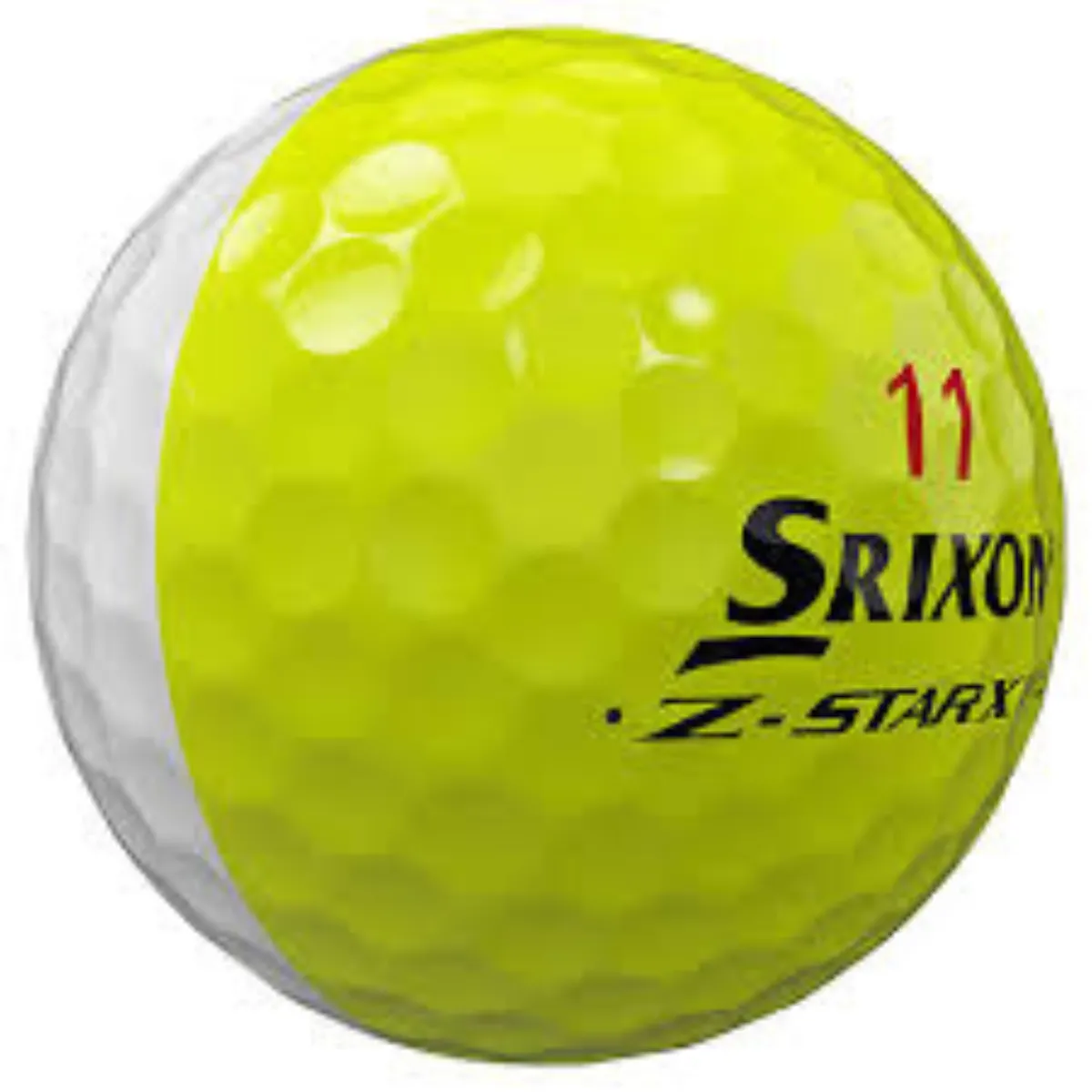 Srixon Z-Star XV Divide Yellow/White Golf Balls - 4-Piece Tour Performance