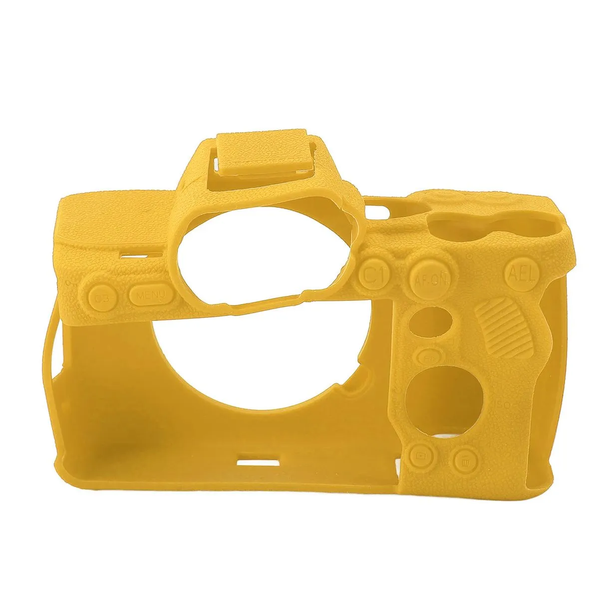 A7R5 Camera Silicone Case, Yellow Soft Anti-Slip Skin Cover