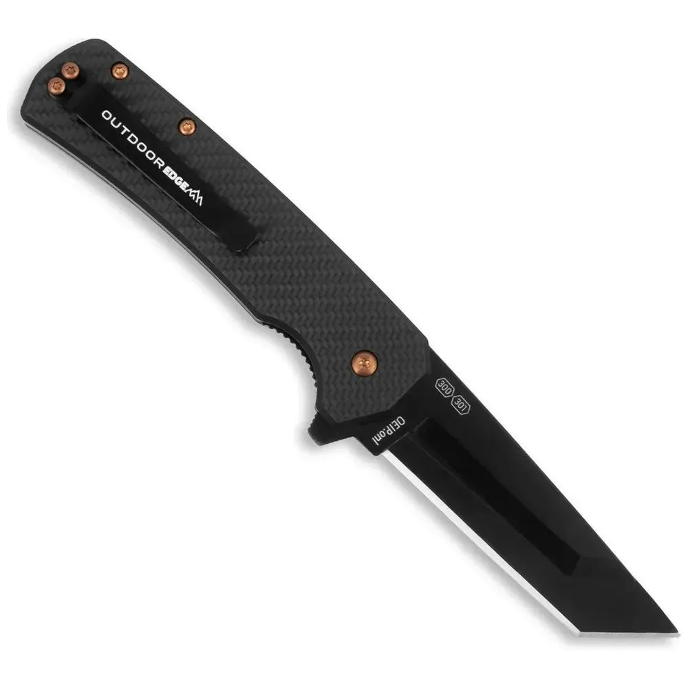Outdoor Edge Razor VX5 EDC Knife, 4 Blades, CF