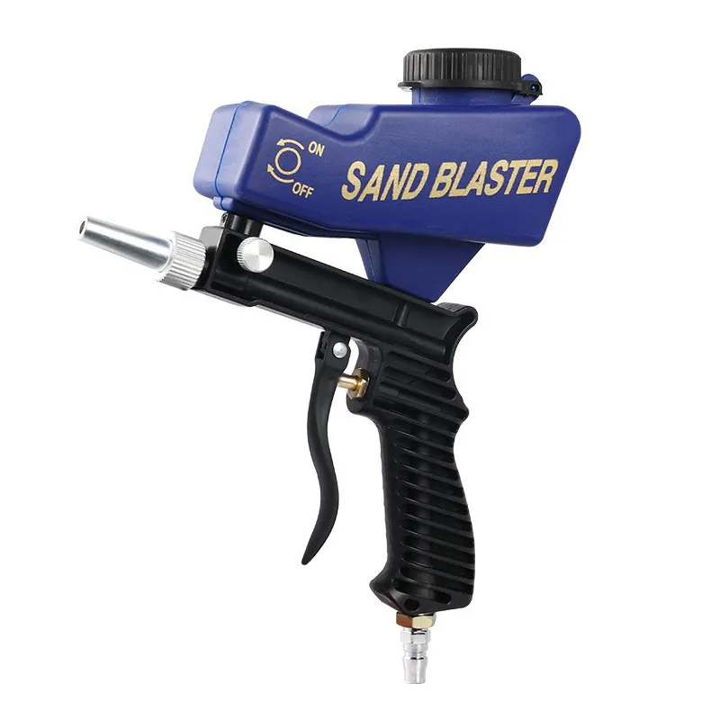 Portable Sand Blaster Gun for Rust Removal, Paint Stripping,Metal Polishing
