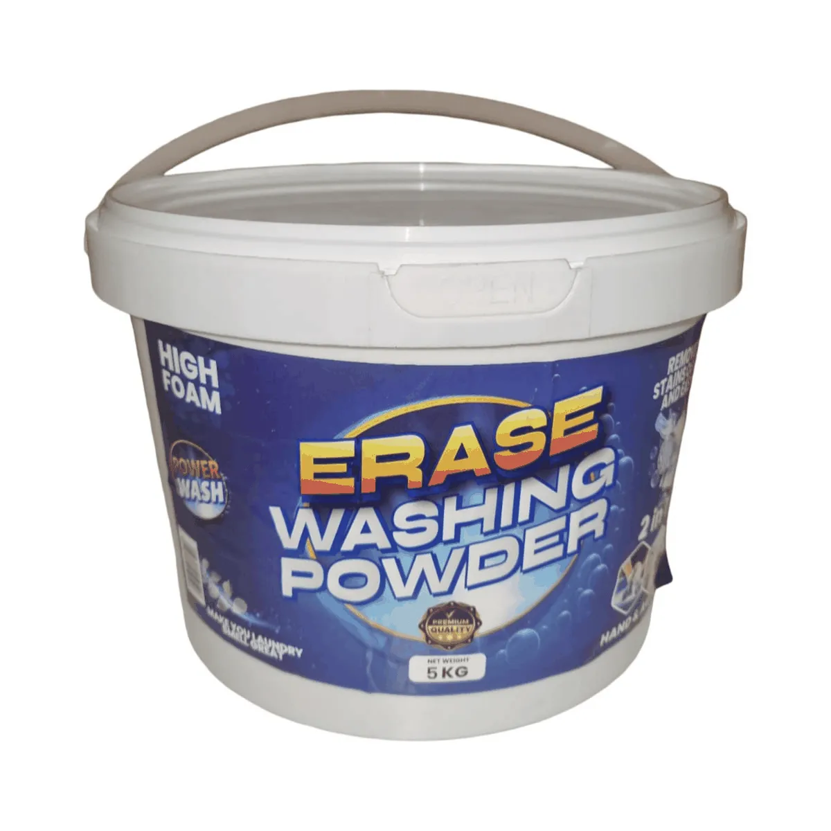 Washing Powder 5kg - High Foam- Suitable for Washing Machine & Hand Wash