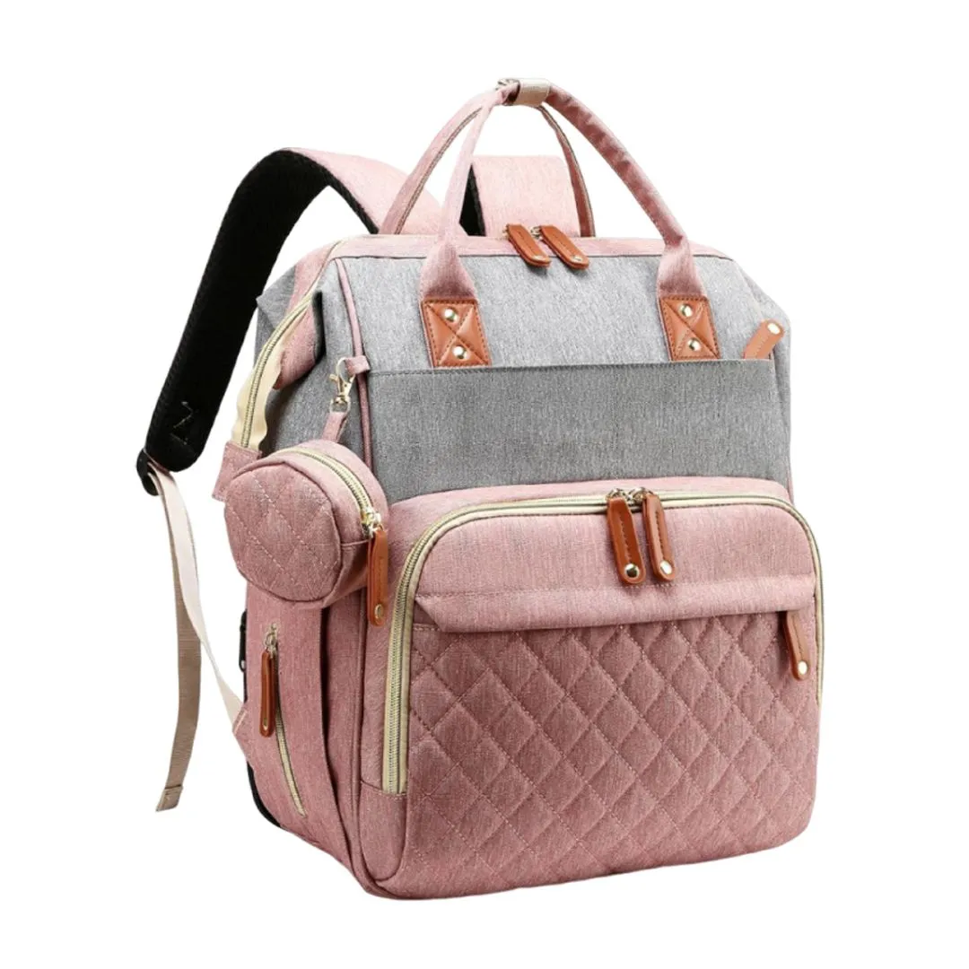 Baby Diaper Bag Backpack Mommy Travel Nappy Bag with Changing Station Pad