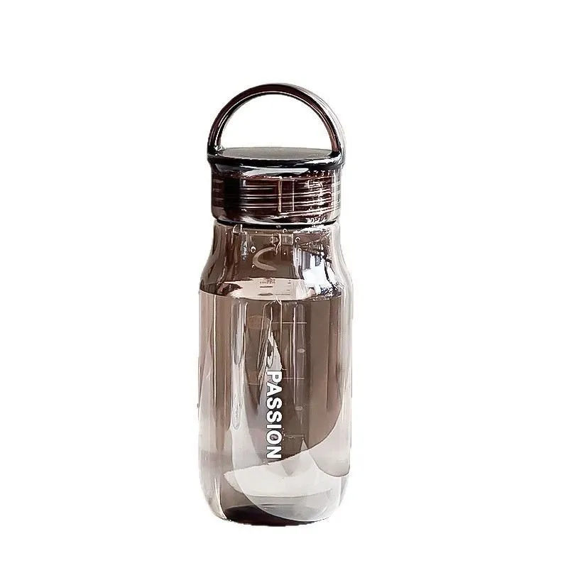 Portable Transparent Plastic Water Bottle, Simple Stylish Clear Water Cup,