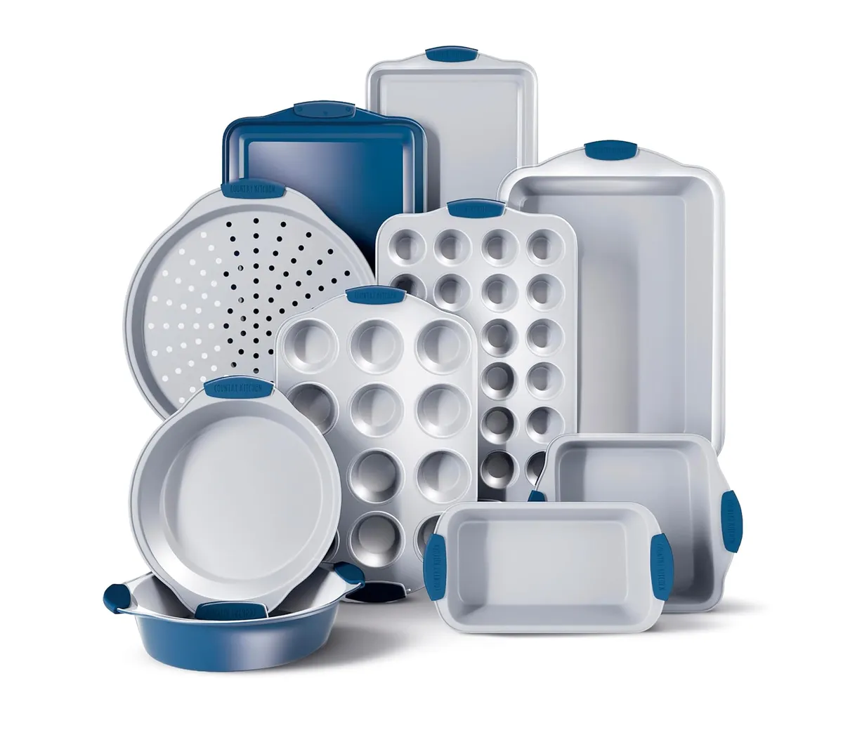 10-Piece Nonstick Stackable Bakeware Set