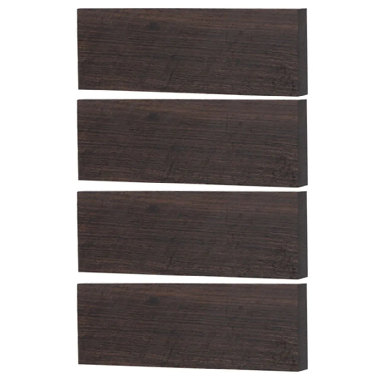 4pc ebony DIY knife scale blanks