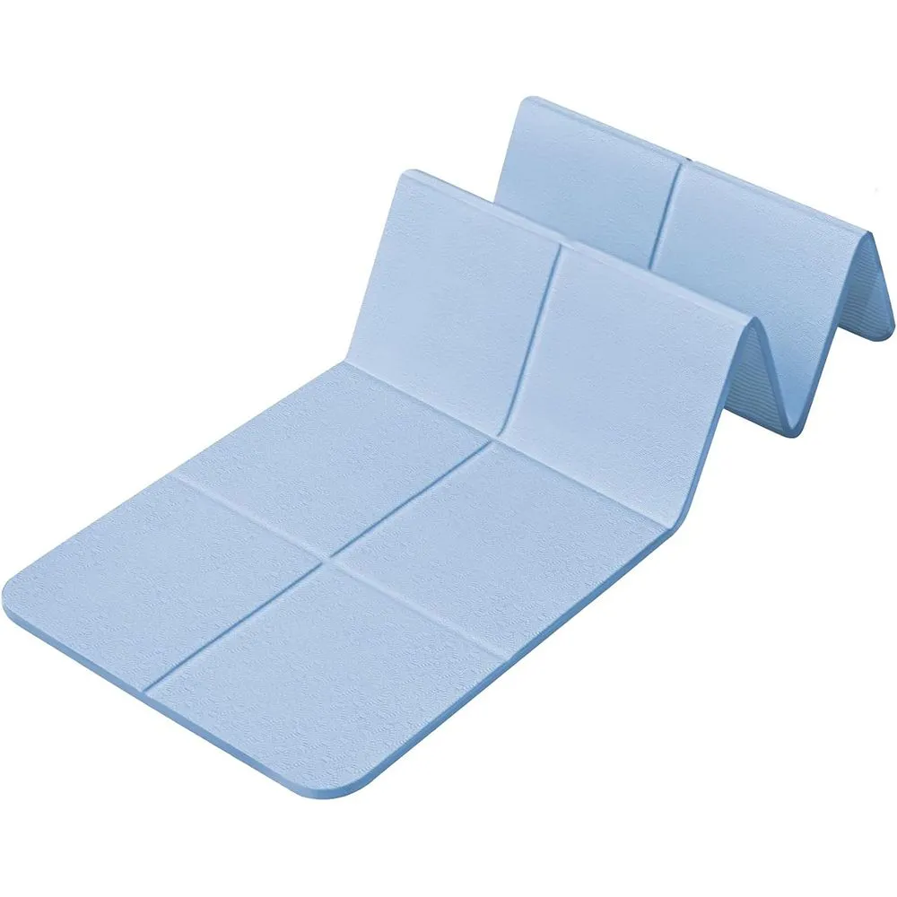 Travel Yoga Mat: Foldable Non-slip Pilates Mat for Workout & Fitness