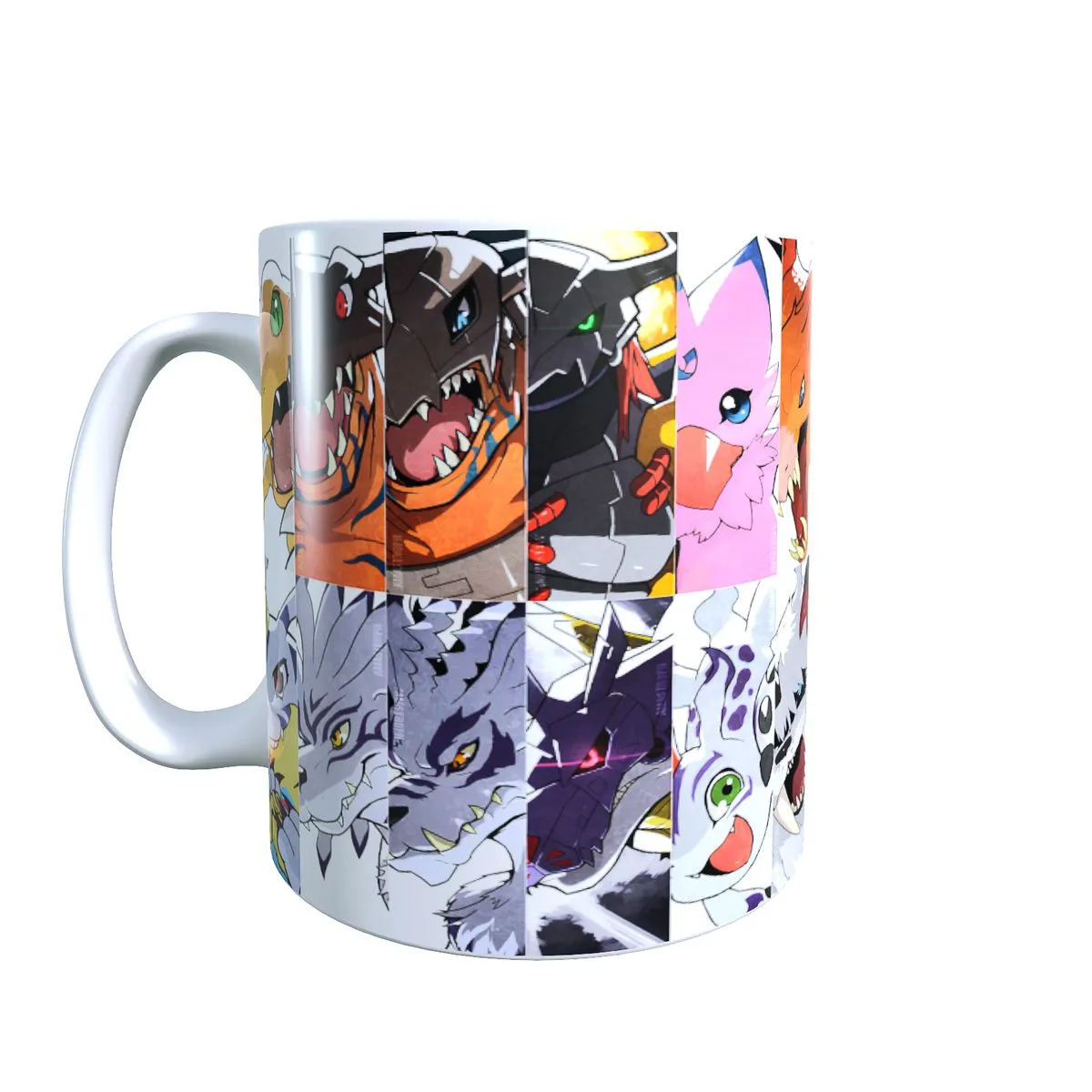 Digivolve Blocks - Digimon Themed Coffee Mug