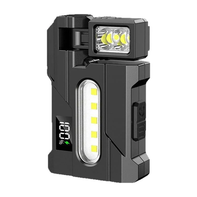 Mini Keychain LED Light - Magnetic Clip Hat Lamp