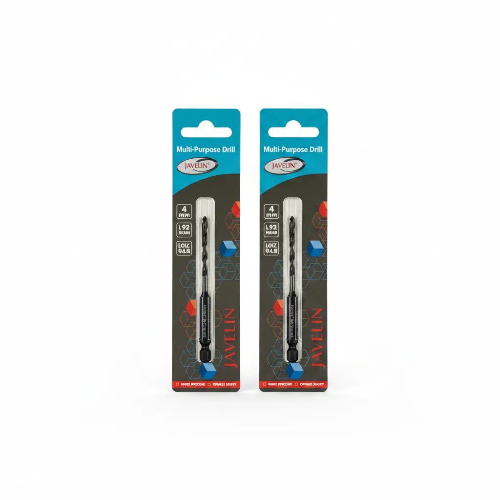 Javelin Multi-Purpose Drill Bit 4.0mm x 92mm Cross-Head Tip - 2 Pack