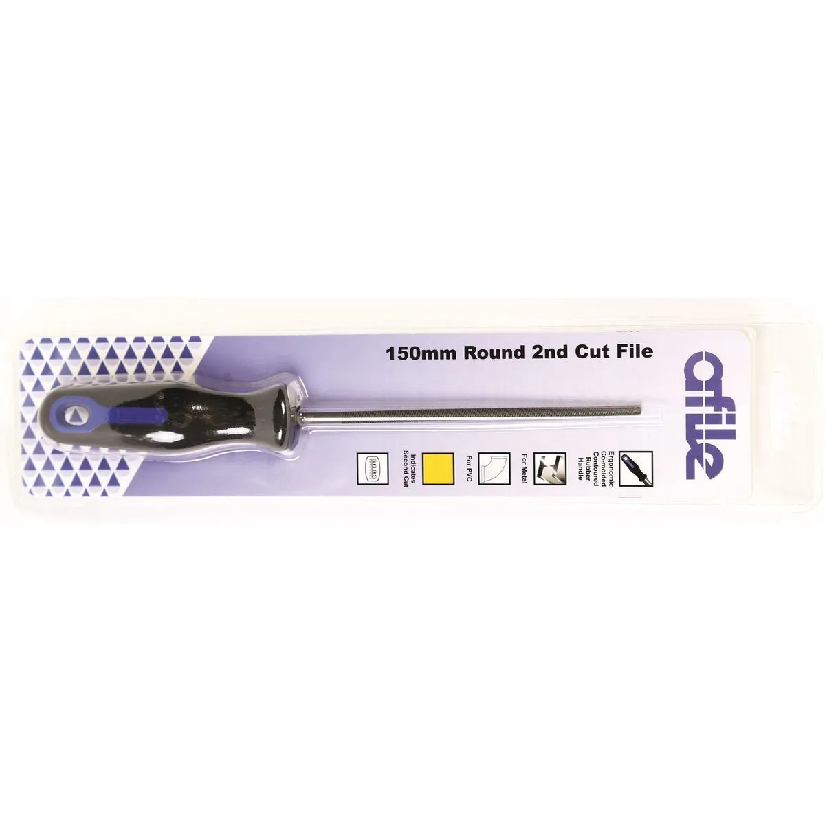 Afile - File - Round - 2nd Cut - P/P - 150mm - 7 Pack