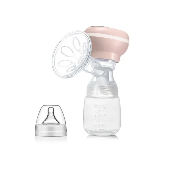 Electric Breast Pump USB Chargable Silent Wearable-Pink - Pink