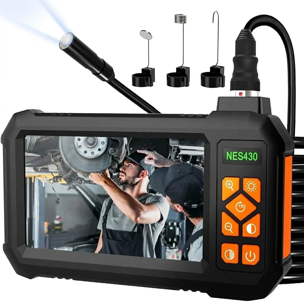 Koirerooy Endoscope Camera with Light, 1920P HD Borescope Inspection Camera