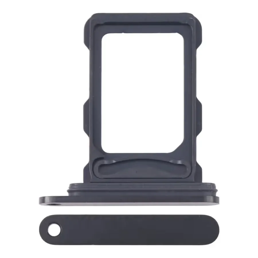 SIM Card Tray Replacement Compatible with iPhone 16 Pro Max - Black
