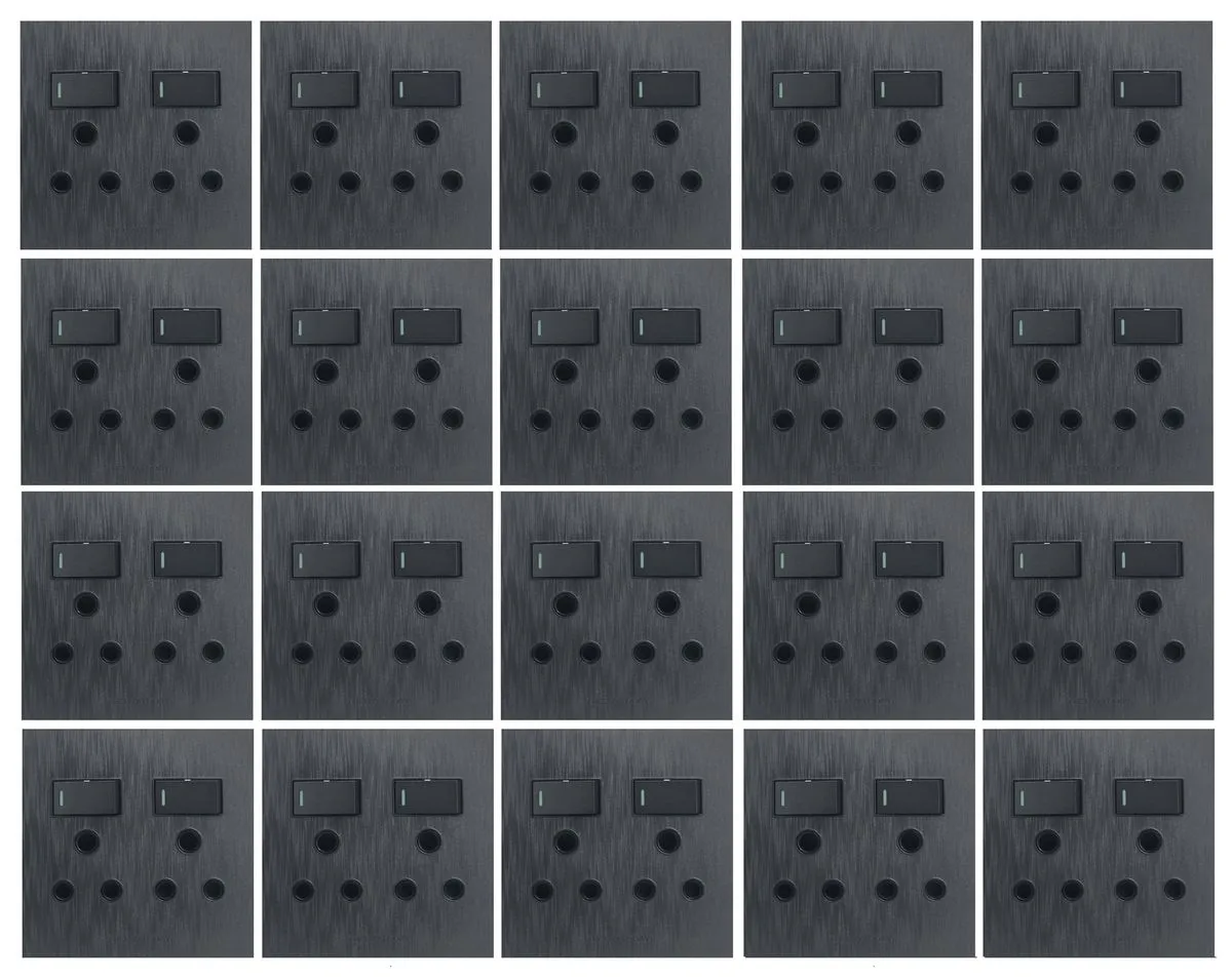 Hello Today Double Plug 4 X 4 - 20 Pack - Brushed CBK
