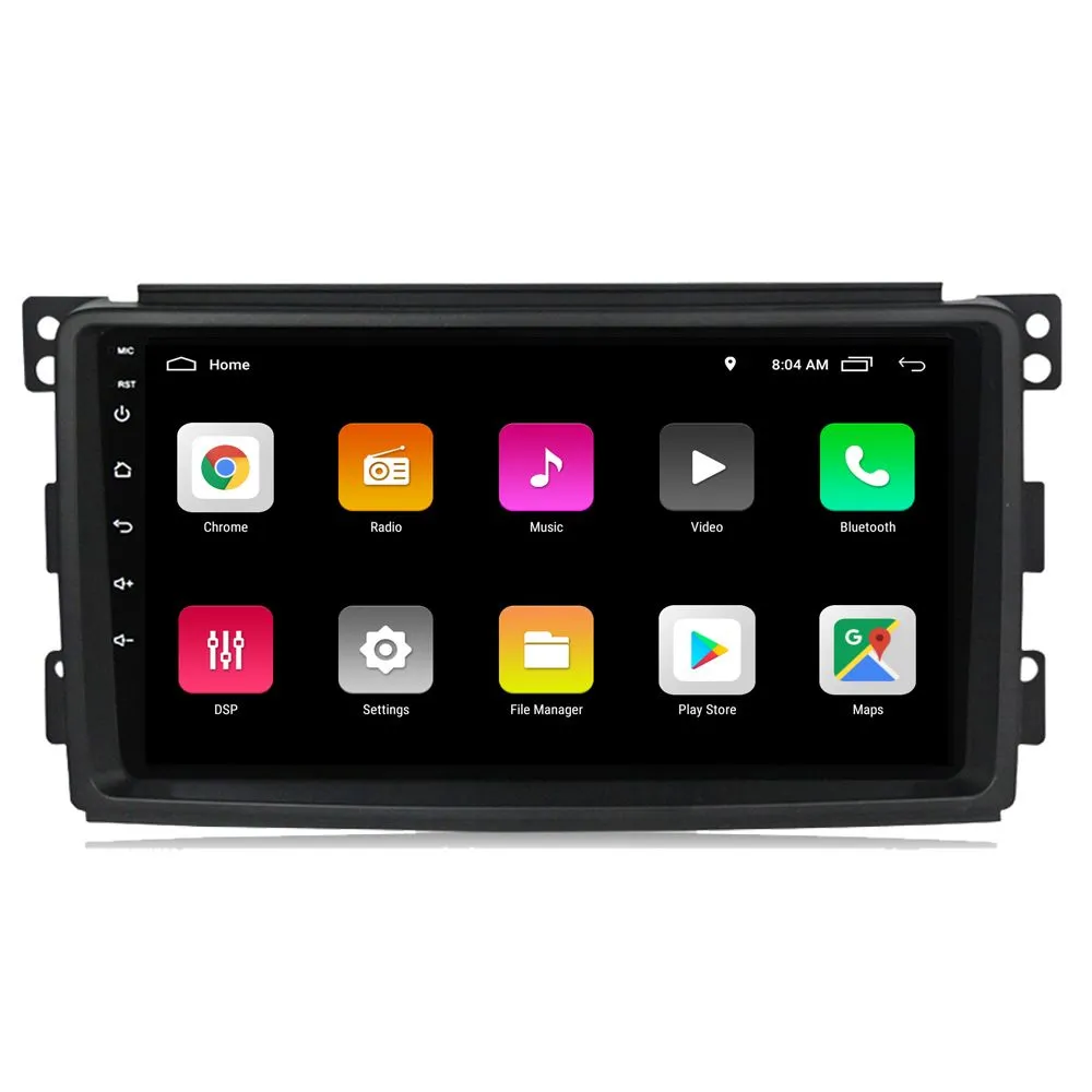 Car Radio Bluetooth CarPlay GPS Navigation Stereo Compatible with Mercedes-Benz - 4 Core 2G+32G