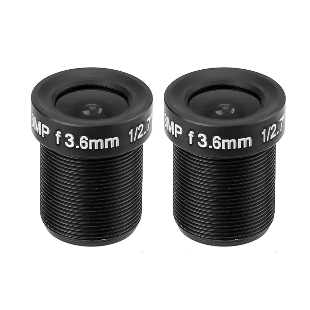 2 Pieces 3.6mm CCTV Lens