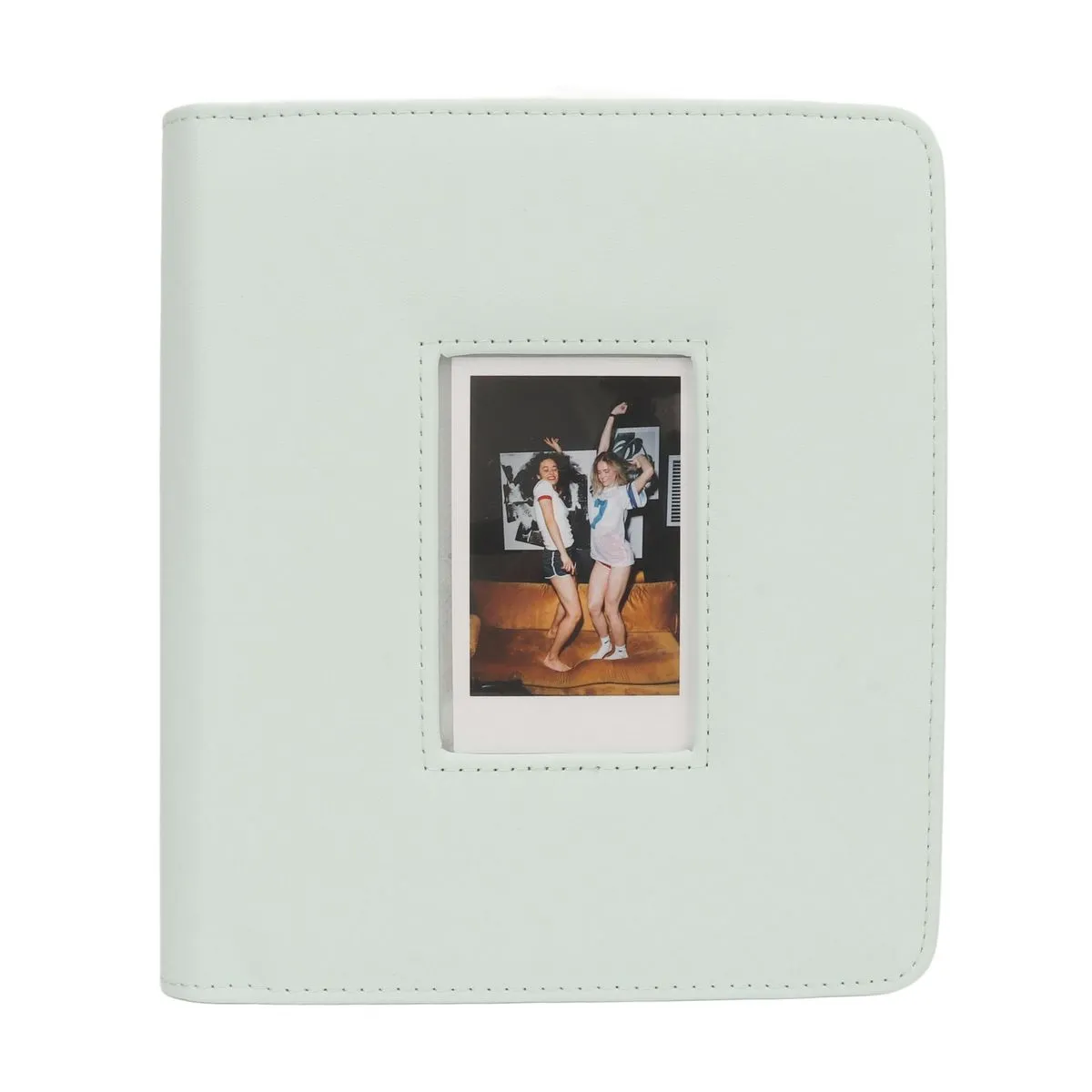 Photo Album 288 Pieces Green with Clear Window Cover