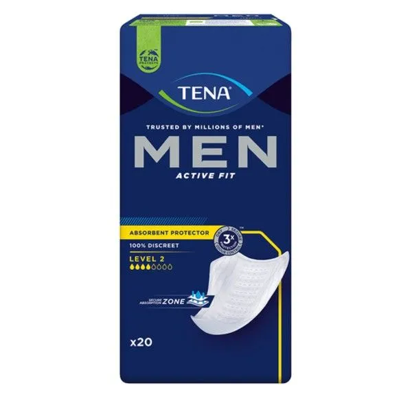 Tena - Men Absorbent Protector Level 2 (20's x 4 Packs)
