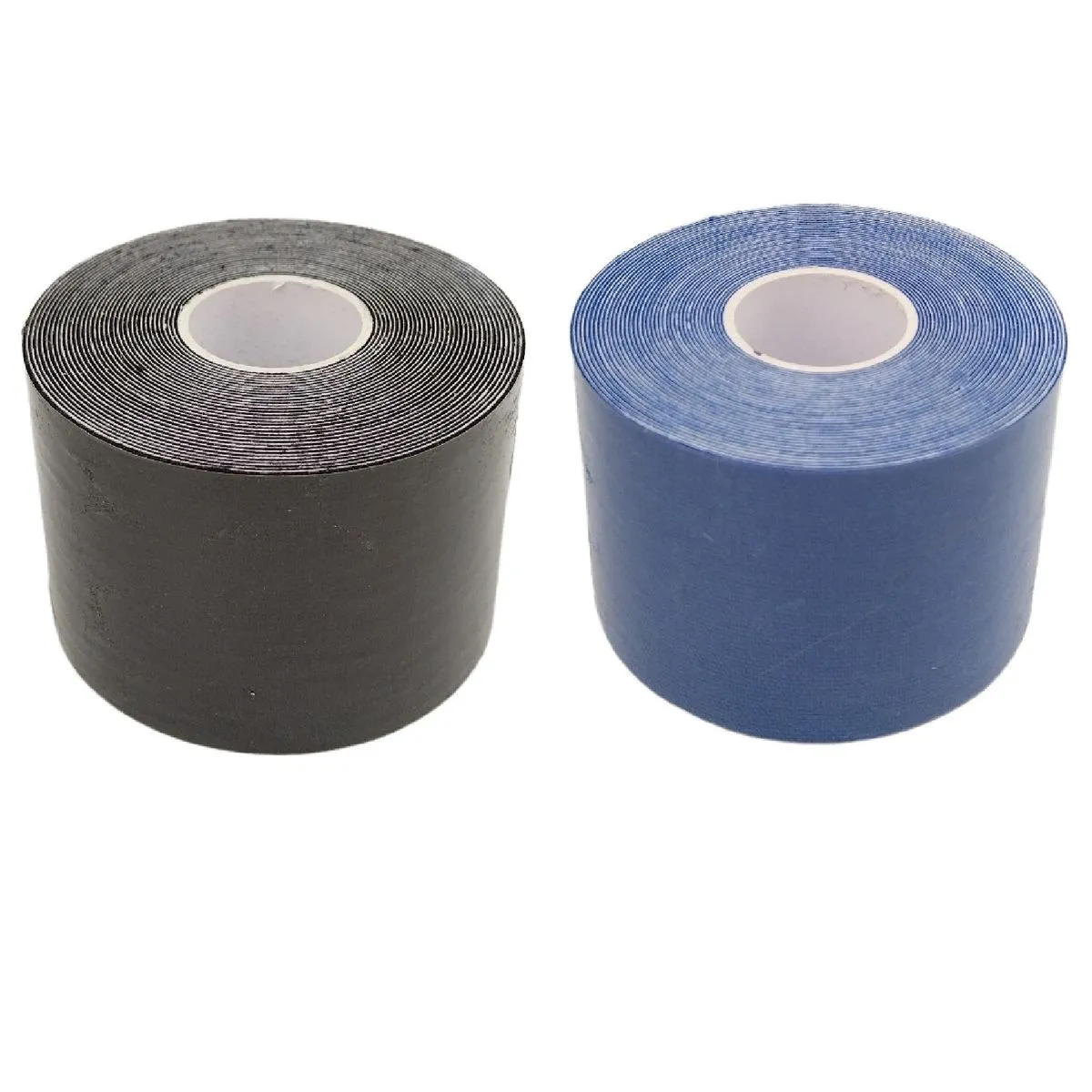 Kinesiology Tape 2 Rolls - Assorted Colours - 5cm x 5 meter - Black, Blue