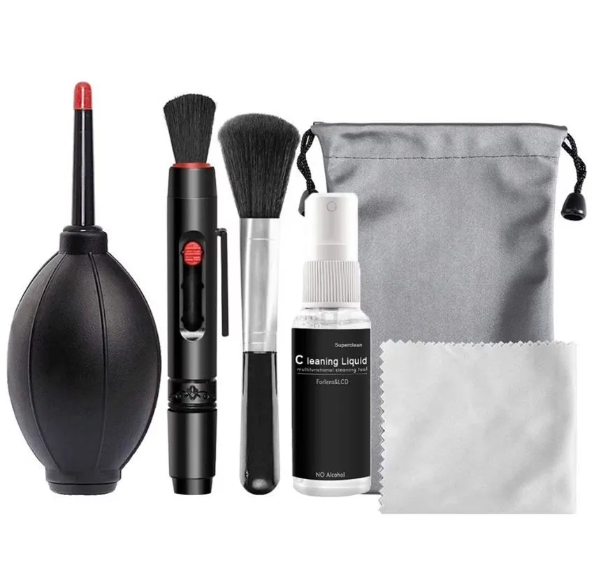 6-in-1 Professional Camera Lens Cleaning Kit Pro Dust & Screen Care Set