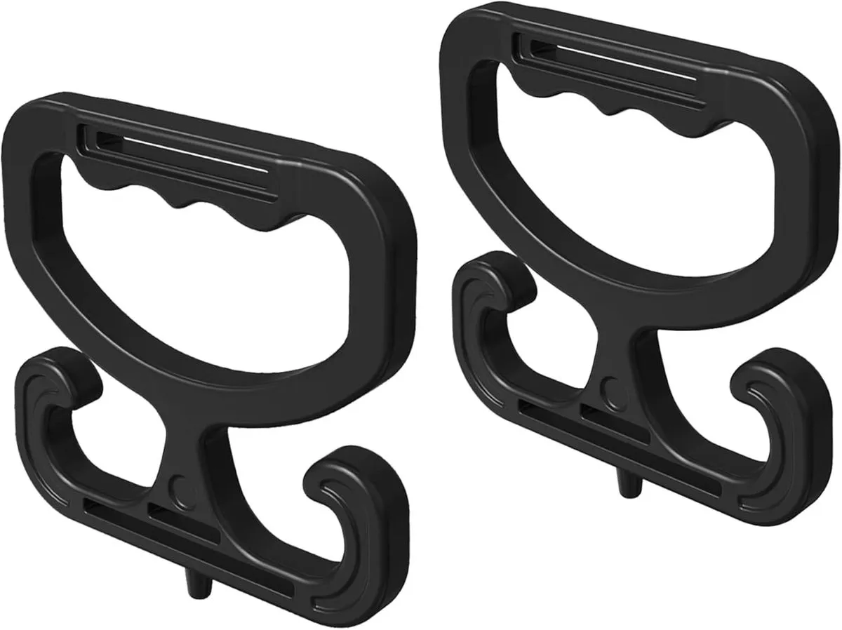 2 Piece Grocery Shopping Bag Holder Each Handle Holds Up to 80lbs