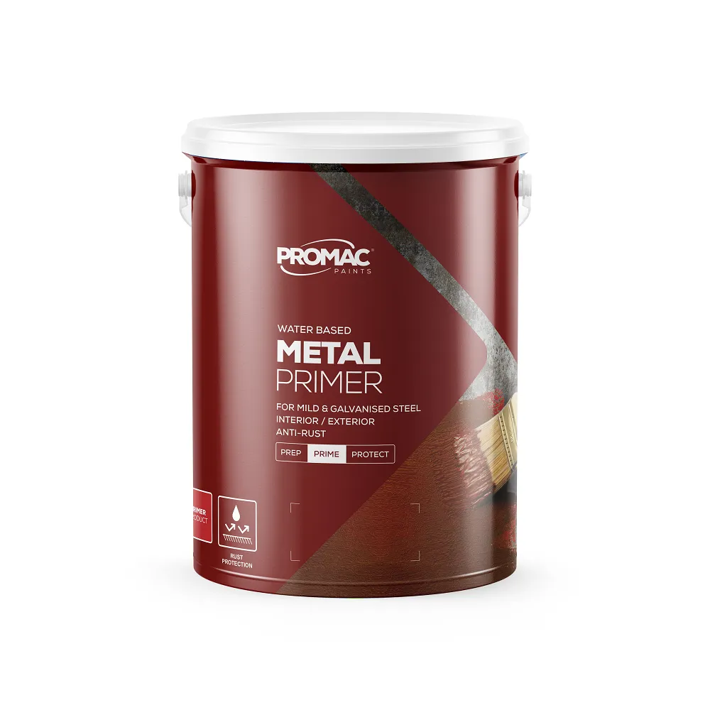 Promac Paints - Interior & Exterior Metal Primer 5L - Black